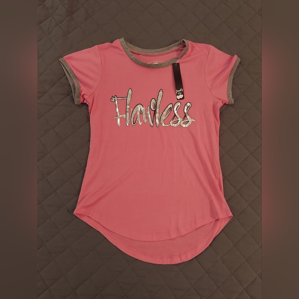 Poof! Pink and Gray Flawless Tee
